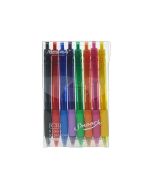 Kolorowe długopisy 8 kolorów
