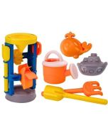 Foremki do piasku + młynek