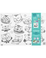 Mata transparentna Sowy Funny Mat STRIGO