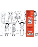 Mata transparentna Dzieci Świata Funny Mat STRIGO