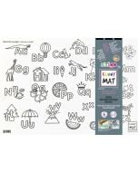 Mata transparentna Alfabet Funny Mat STRIGO
