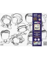 Mata transparentna Twarze Funny Mat STRIGO