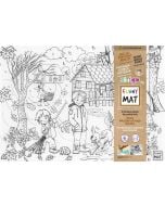 Mata biała Jesień Funny Mat recycled STRIGO