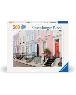 Puzzle 2D 500 Kolorowe Kamienice Londyn