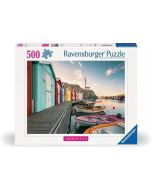 Puzzle 500 Przystań dla Łodzi w Smgen