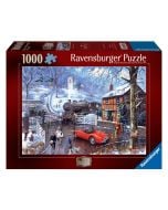 Puzzle 1000 Zimowy dworzec