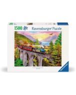 Puzzle 1500 Jesienna przejażdżka pociągiem