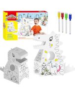 Dinozaur kartonowy do malowania