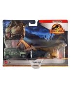 Matchbox Jurassic World Transporter z Tyranozaurem