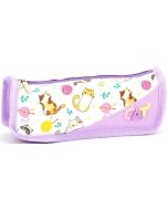 Piórnik tuba mała Kotki fiolet