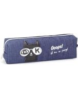 Piórnik tuba mała Kot w okularach OK