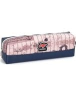 Piórnik tuba mała Samolot granatowy