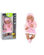 Lalka ze smoczkiem + akcesoria 35cm