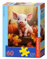 Puzzle 60 Cute Fall Piglet CASTOR