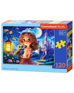 Puzzle 120 Princess with Owl CASTOR