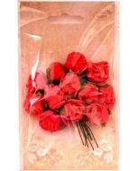 Różyczki z pianki czerwone 2cm 12szt