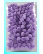 Pompony jasnofioletowe 10mm 100szt