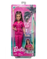 Barbie Lalka różowy kombinezon HPL76