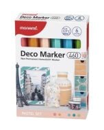 Markery akrylowe Deco Marker 6kol pastel MONAMI