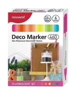 Markery akrylowe Deco Marker 6kol fluo MONAMI