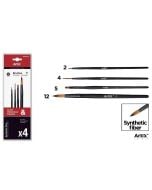 Pędzle profesjonalne malarskie 4szt