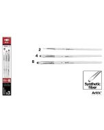 Pędzle syntetyczne 3szt