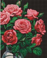 Diamentowa mozaika - Luksusowe róże 40x50cm