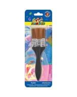 Pędzle artystyczne płaskie 3szt