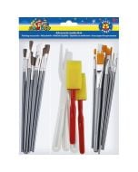 Zestaw akcesoriów artystycznych 25szt