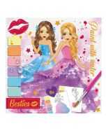 Kolorowanka wodna 20x20cm 8 arkuszy