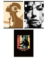 Zeszyt A4/60K kratka mix (3szt)