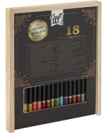Kredki do kolorowania 18szt w drewnianym pudełku