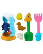 Zestaw zabawek do piasku dinozaury