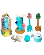 Zestaw zabawek do piasku dinozaury