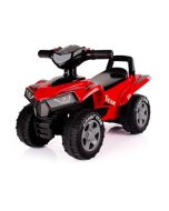 Jeździk quad dziecięcy z dźwiękiem czerwony