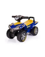 Jeździk quad dziecięcy z dźwiękiem niebieski