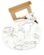 Mapa Świata kontynenty i oceany