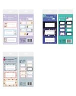 Naklejki na zeszyty 9szt Puppy Sign