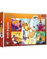 Puzzle 100 Dzielny Król Lew TREFL
