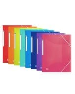 Teczka wąska A4+ PP Urban przejrzysty mix (10szt)