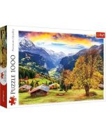 Puzzle 1000 Malownicza alpejska wioska TREFL