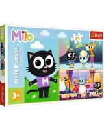 Puzzle 24 maxi Przygody małego Kotka Milo TREFL