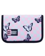 Piórnik dwuklapkowy bez wyposażenia Butterflies
