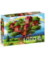 Puzzle 1000 Domki na drzewie