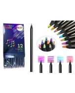 Kredki ołówkowe kolorowe pkrągłe 12szt