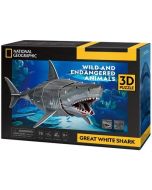 Puzzle 3d National Geographic Żarłacz Biały