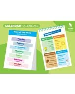 Fiszki do języka angielskiego - Kalendarz 3szt