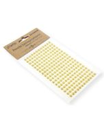 Perełki samoprzylepne złoty chrom 6mm