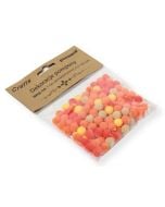 Dekoracje pompony 1cm mix pomarańczowy 120szt