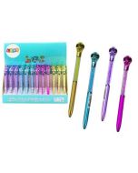 Długopis z diamentami Kobra 0,7mm nieb. (48szt)